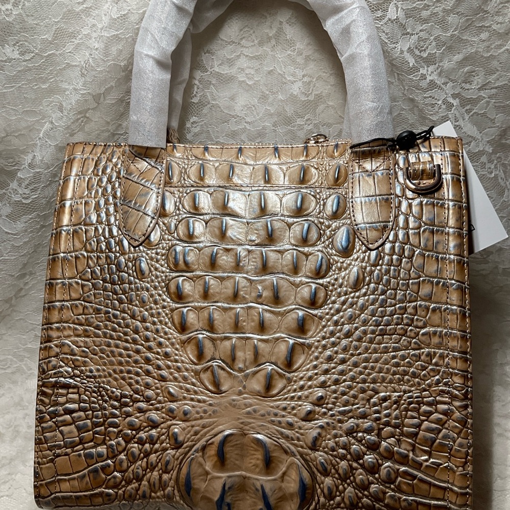 NWT BRAHMIN “stunning” CLIFFSIDE MELBOURNE SM CAROLINE - Picture 3 of 9